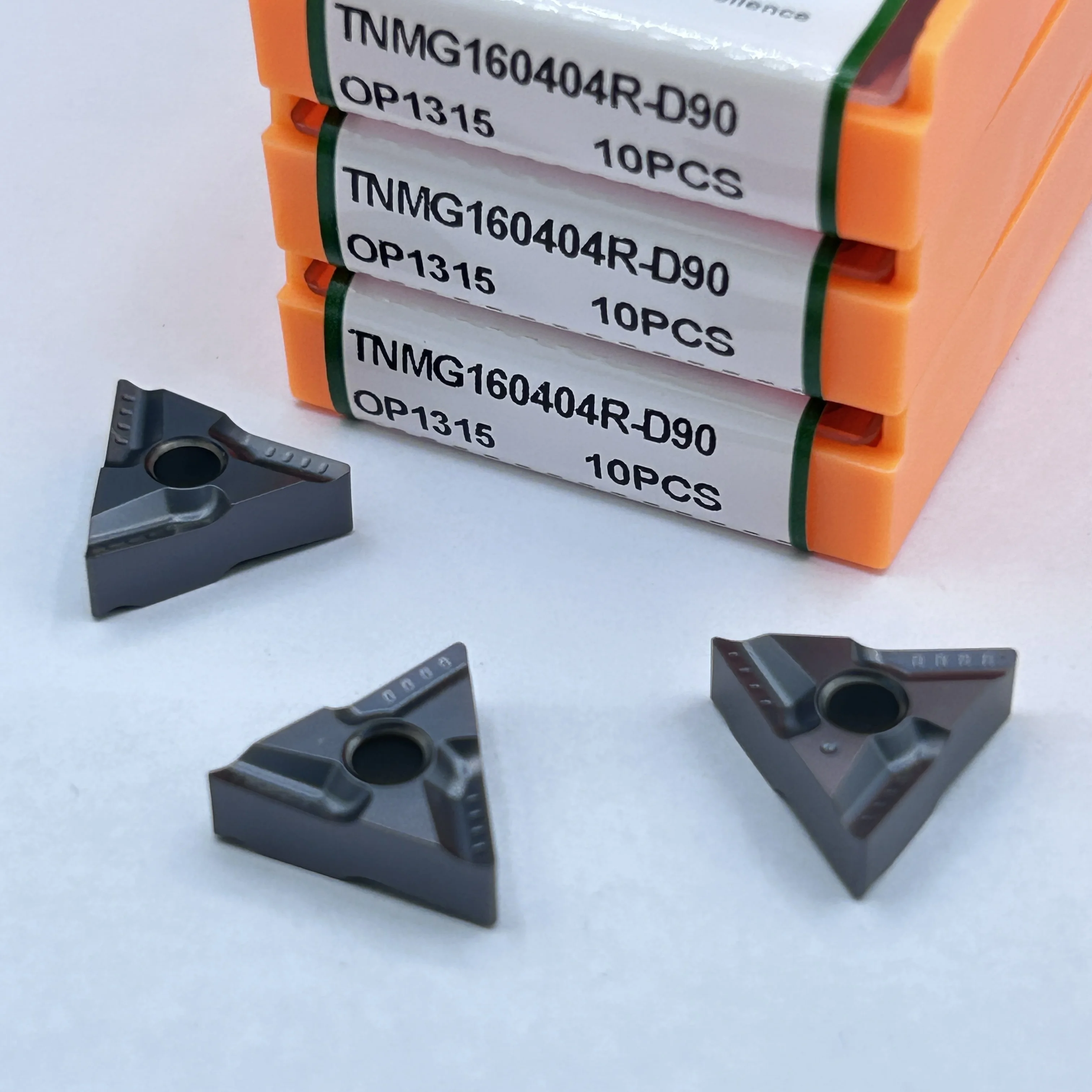 Inserções do Carboneto de Tnmg Tnmg160404l Tnmg160404r Tnmg160408l Tnmg160408r Op1215