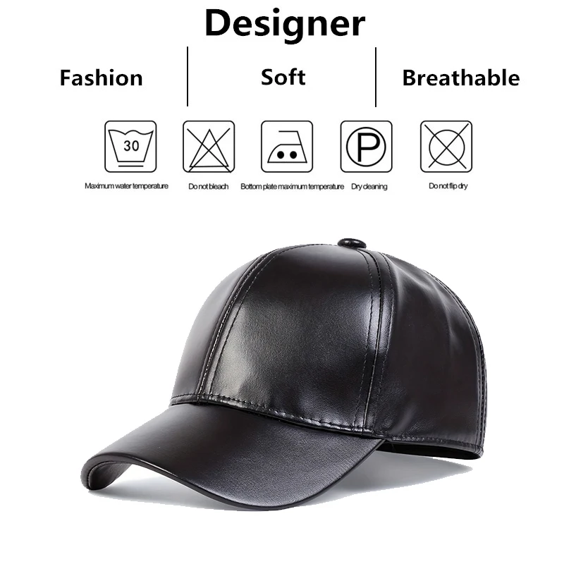 Children Pu Leather Solid Color Baseball Caps Spring Autumn Outdoor Adjustable Casual Hats Boy Girl Travel Sunscreen Hat