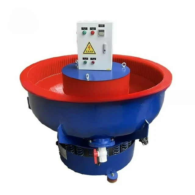 Continuous Motorized Vibrator Automatic Metal Polishing Machine Polisher Bowl Vibratory Tumbler Finishing Machine 300L