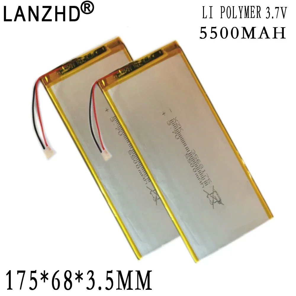 1-10pcs 3568175 3.7v 5500mAh Li-polymer battery FOR Medical Equipment, Communication Equipment, Engineering testing