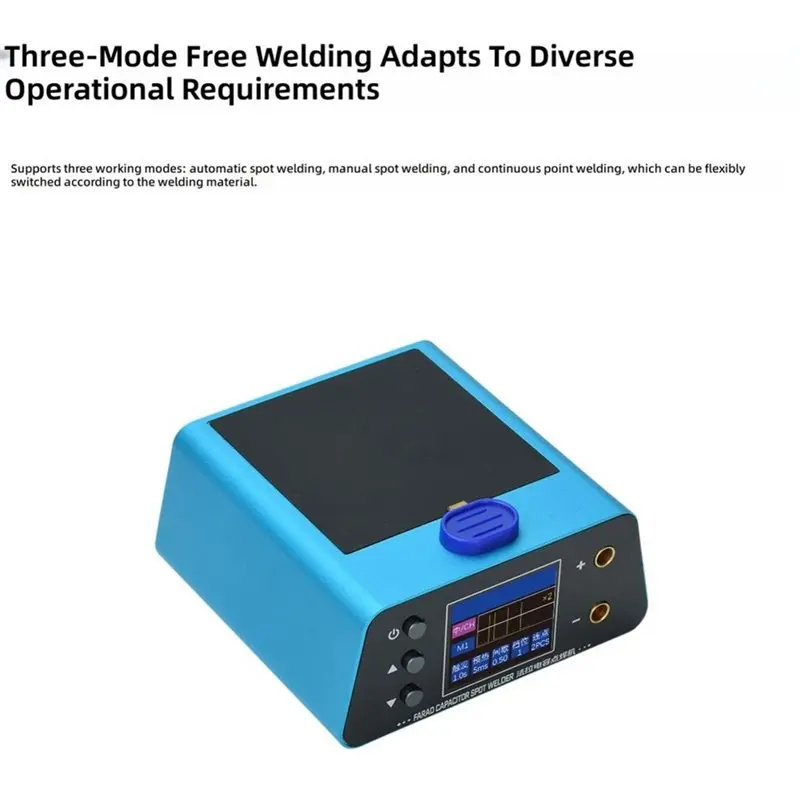 DTA4-Dual Pulse Supercapacitor 5500W For DIY Battery Spot Welder 3 Gears Adjustable Portable Battery Spot Welding Pen