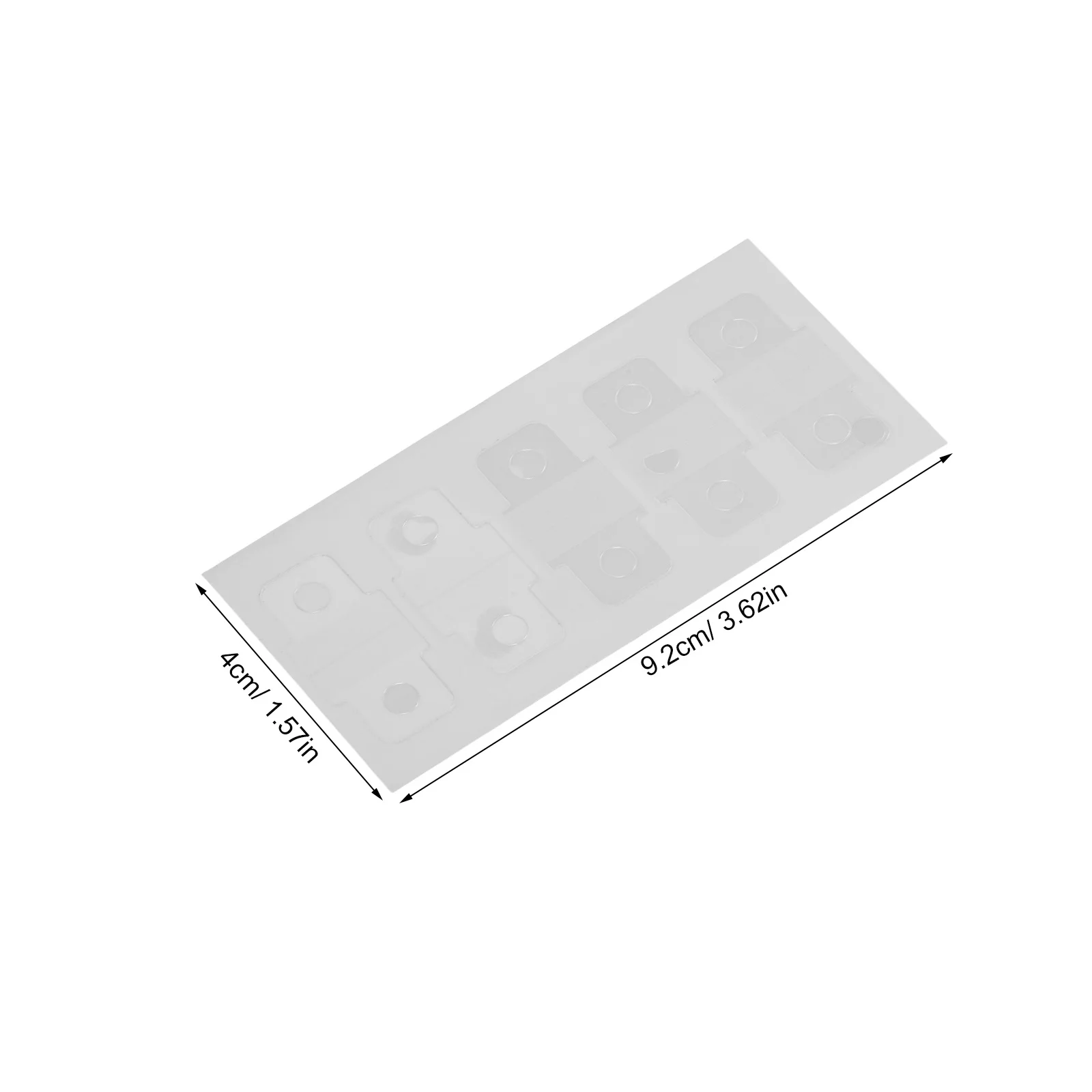 50 ورقة ملصقات تعزيز ثقب الموثق ذاتية اللصق لمكتب ألبوم المدرسة دوائر تعزيز ثقب الورق