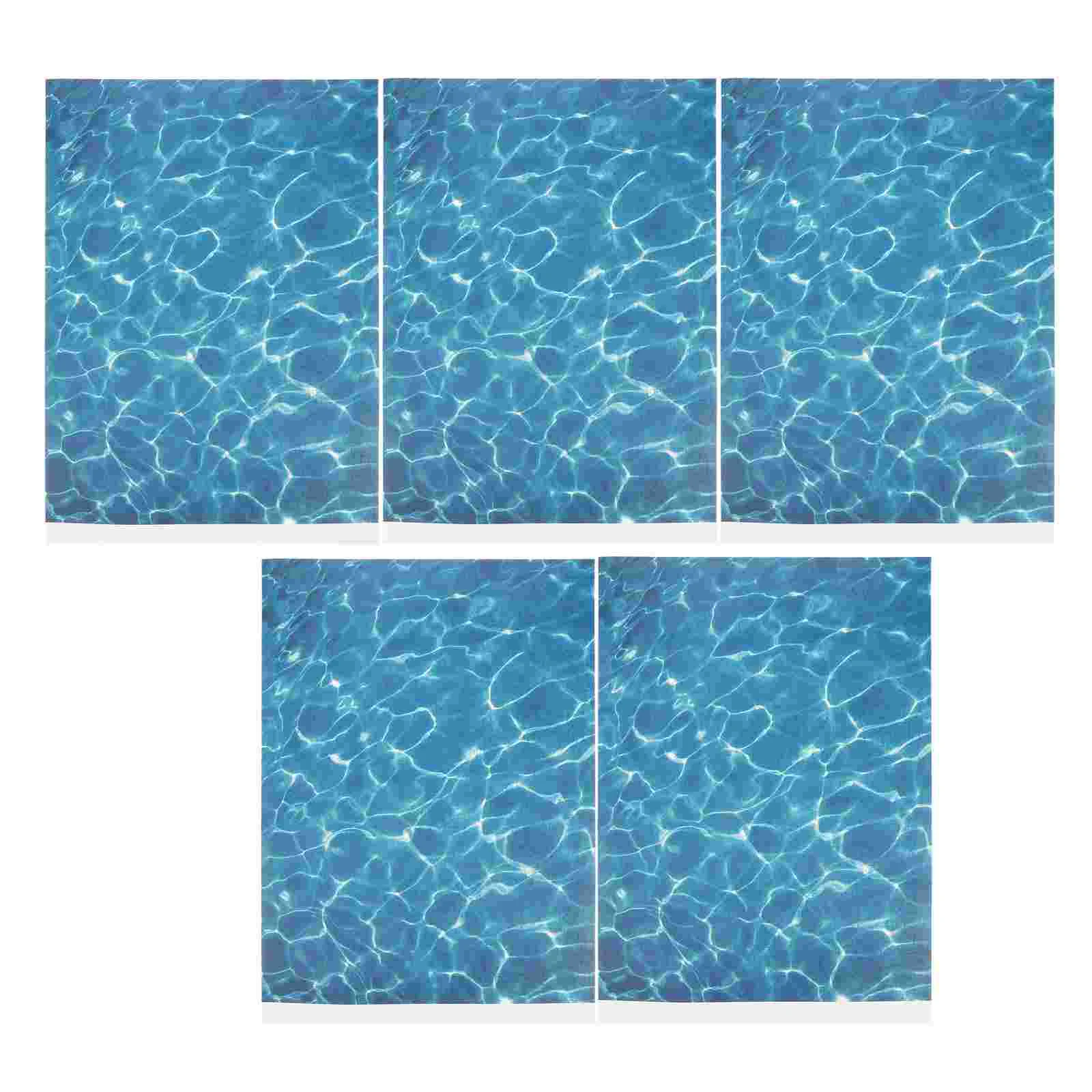 5 Sheets Modeling Materials Stream Basing for Sand Table Artificial Water Ripple Decor Outdoor Pearlescent 2950X2100X010CM