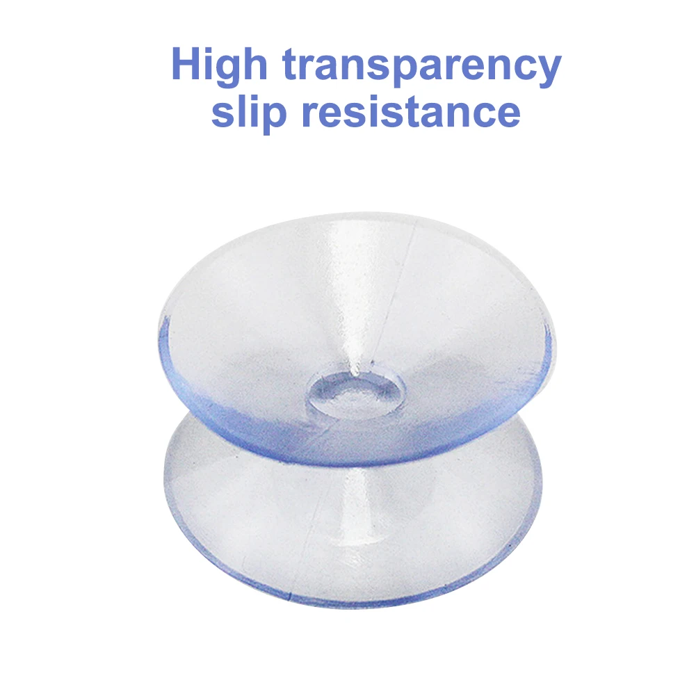 10pcs Office Easy Install Multifunctional Window Hanger Accessories Clear Non-Slip Suction Cups Double Sided Home Glass Tabletop