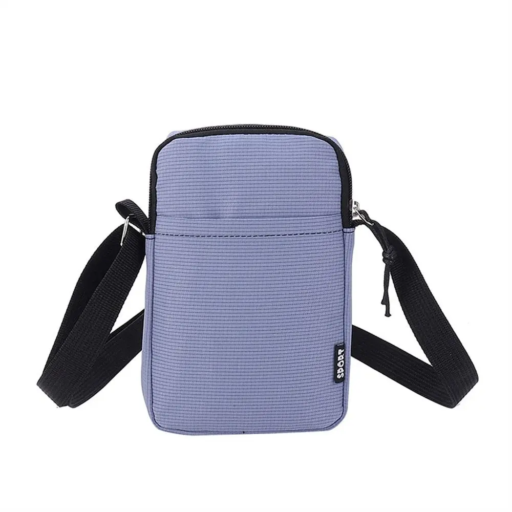 Wallet Simple Mobile Phone Bag Canvas Shoulder Bag Phone Purse Crossbody Pure Color Crossbody Phone Pouch for Phone Storage