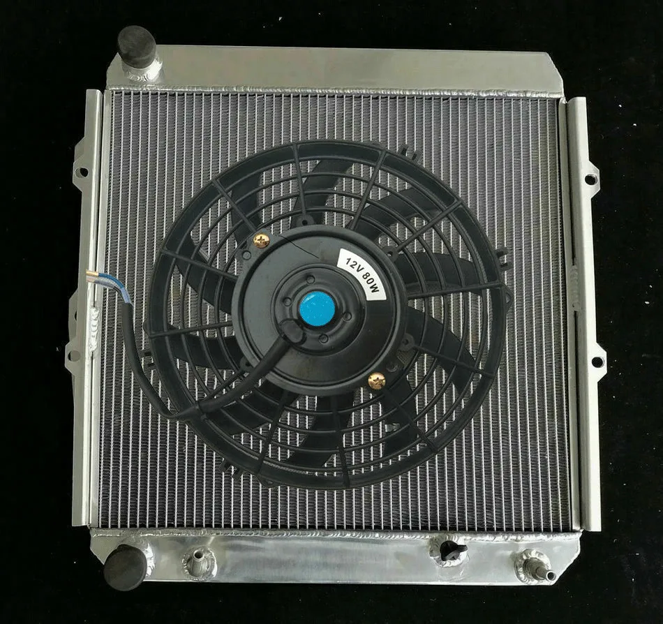 

Hot Selling Aluminum Radiator + Fan Fit For 1990-1993 Toyota Land Cruiser LJ70/71/73/77/78 2LTE 2.4TD 1991 1992 1993 AT