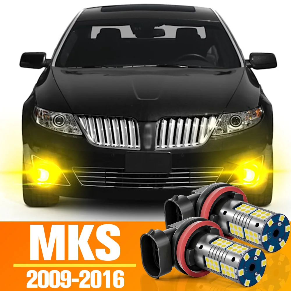 2 sztuki świateł przeciwmgielnych LED do akcesoriów Lincoln MKS Żarówka 2009 2010 2011 2012 2013 2014 2015 2016