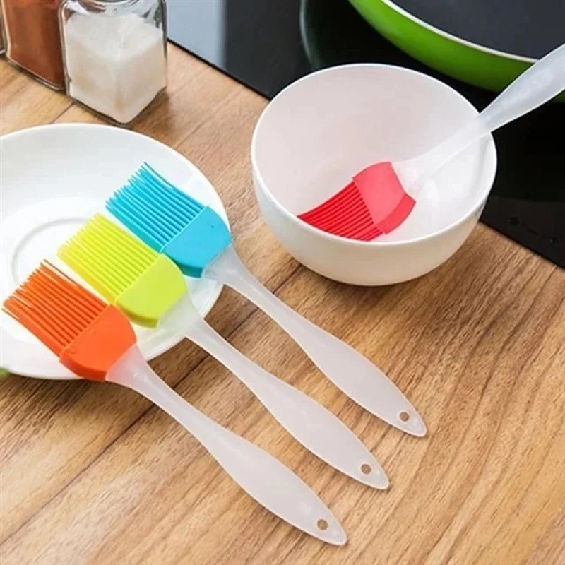 

New Disassembled Silicone Barbecue/Baking Brush - High Temp Resistant & Non-Shedding, Fit for Cake, Pastry, Bread, Household Use