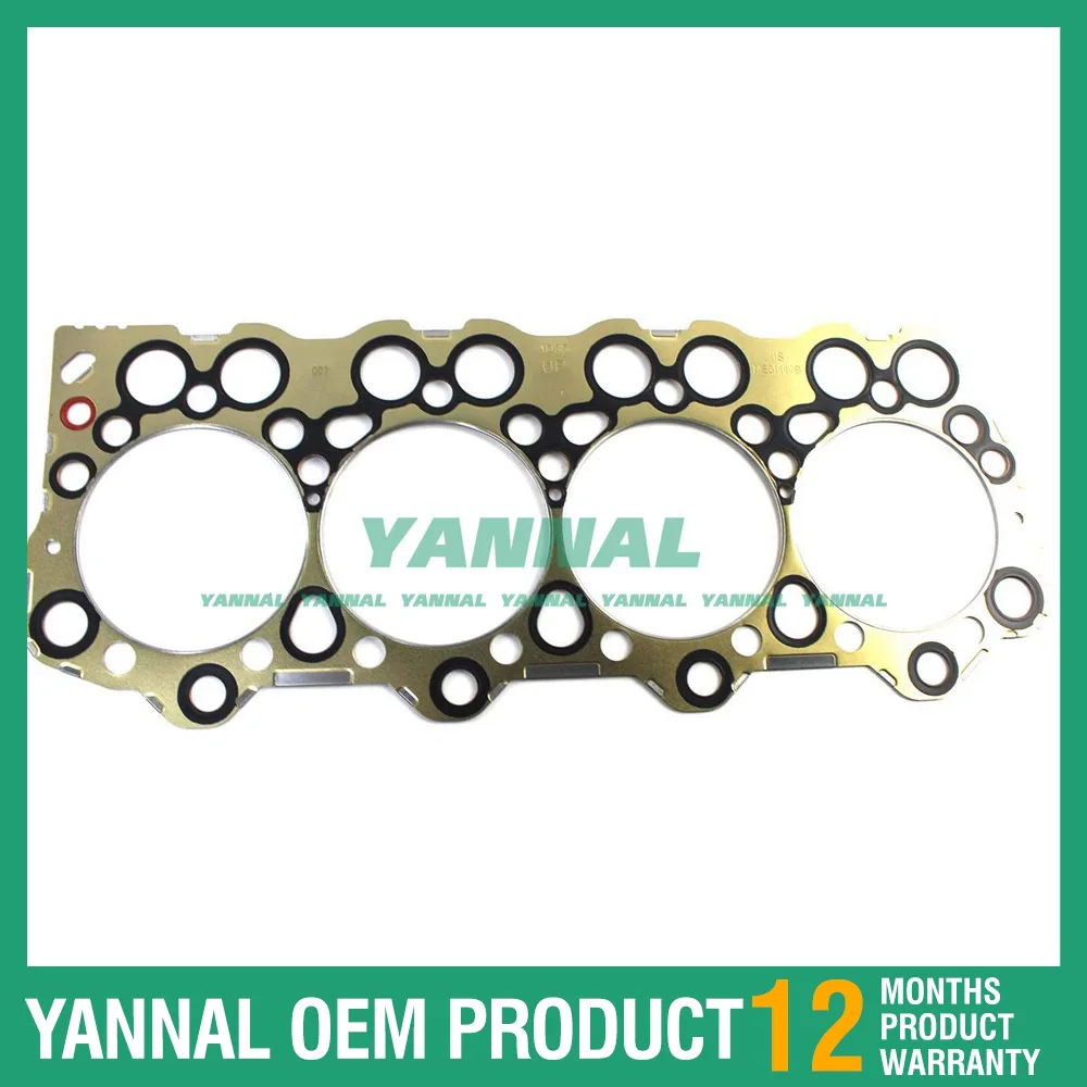 New 4D35 4D35T Engine Head Gasket Cylinder For Mitsubishi Canter KATO Excavators