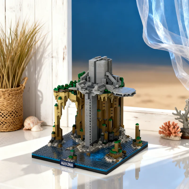 

2074pcs MOC Ultramicro Diorama Bo katan s Castle Star Battle Model Building blocks Architecture toy Christmas gifts Brick Kids