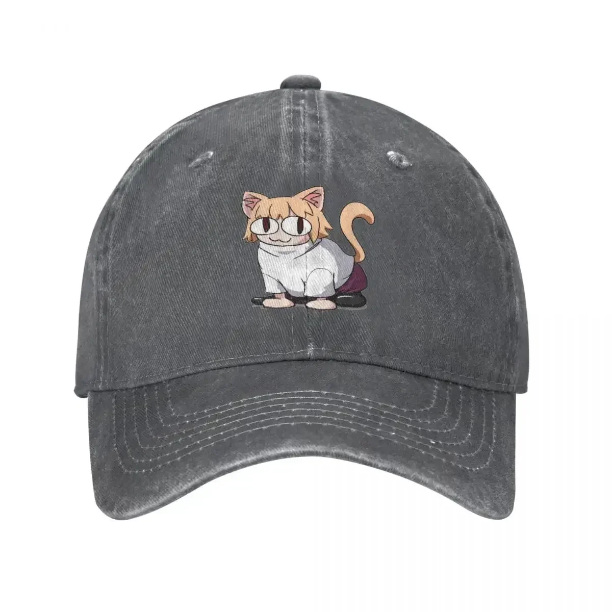 Süße Neco Arc Cat Jeans Baseball Caps Verstellbare Mütze Papa Japanische Anime Cap Frühling Sommer Hip Hop Casquette