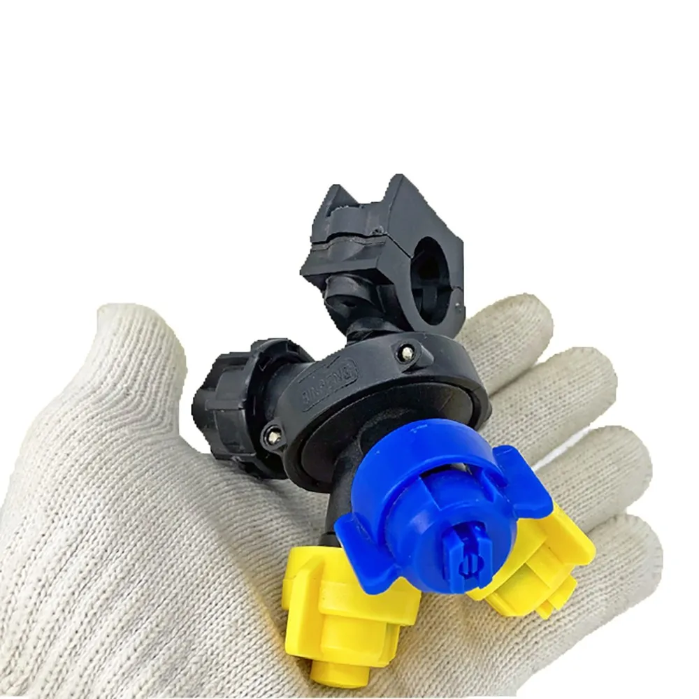 

75 Pcs Three-Head Spray Tube Fittings Pipe Clamps