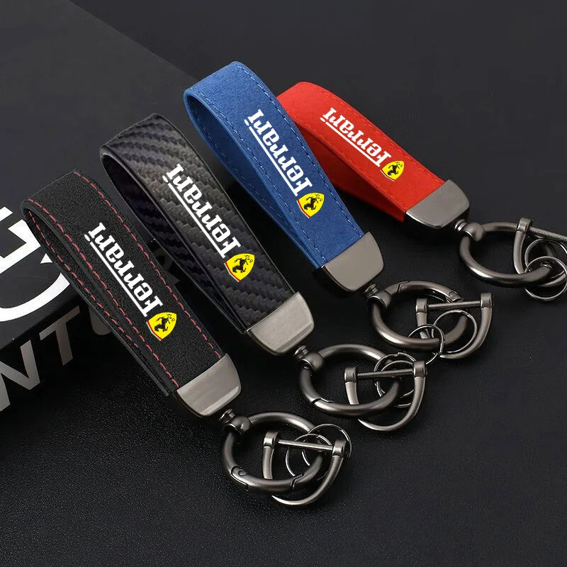 LLavero de coche de lujo, colgante para Ferrari SJ 308 GT4 328 GTB GTS F355 360 Modena F430 458ltalia 488, accesorios