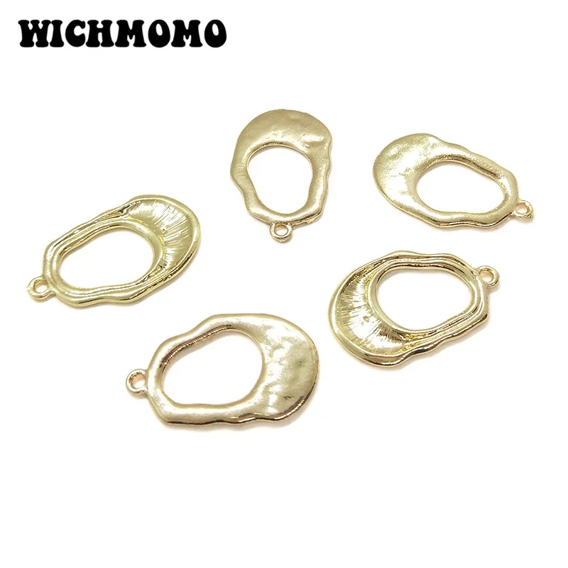 New 32*20mm 6pieces/bag High Quality Zinc Alloy Irregular Charms Pendant for Earring Necklace Jewelry Accessories