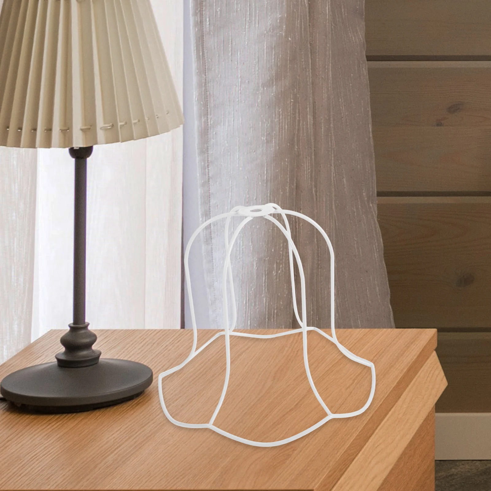 1pcs Crystal Lamp Frame Metal Lampshade Rack For Table Lamp Diy Frame Sturdy Smooth Light Accessories