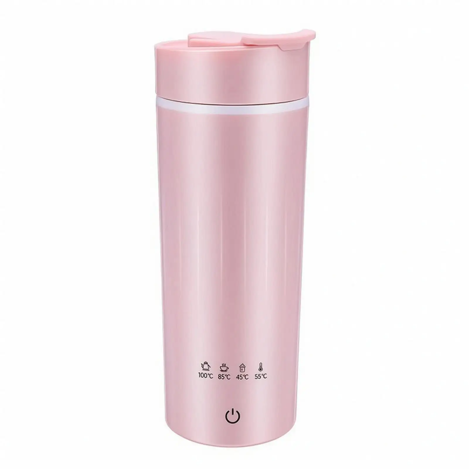 Portable Electric Heating Cup Temperature Control Heating Cup with Detachable Power Cord Compact Lightweight for Dormitory
