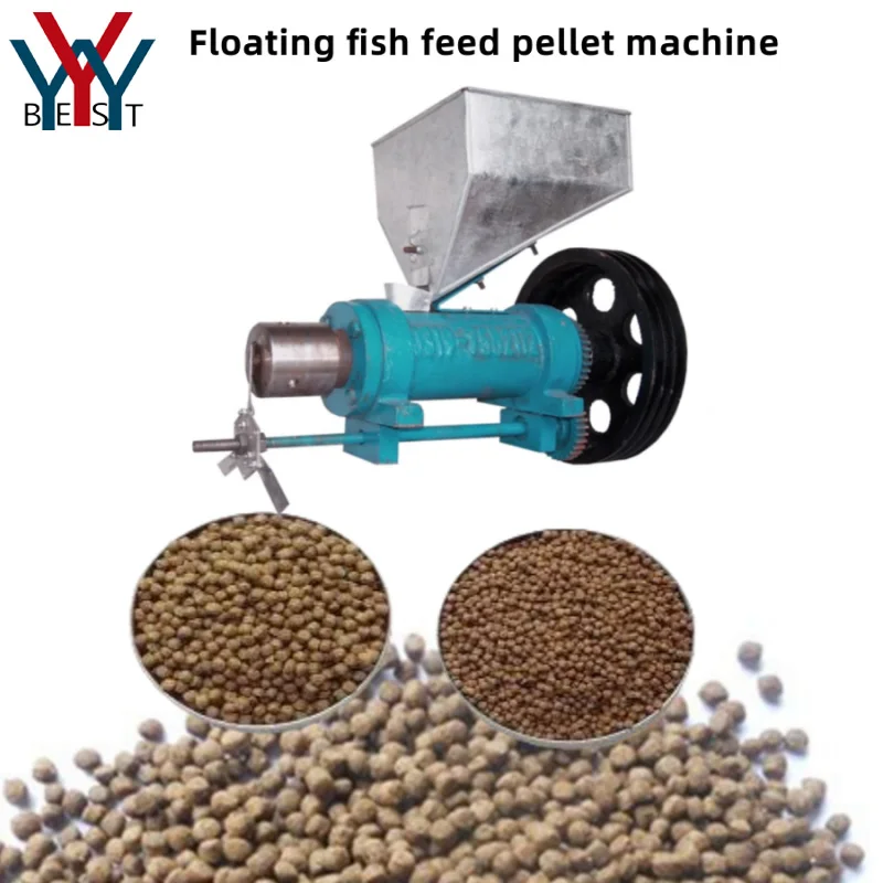 1.5-6mm Floating Fish Feed Pellet Puffing Machine Animal Food Extruder Pellet Making Machine Head Main Parts for Aquaculture