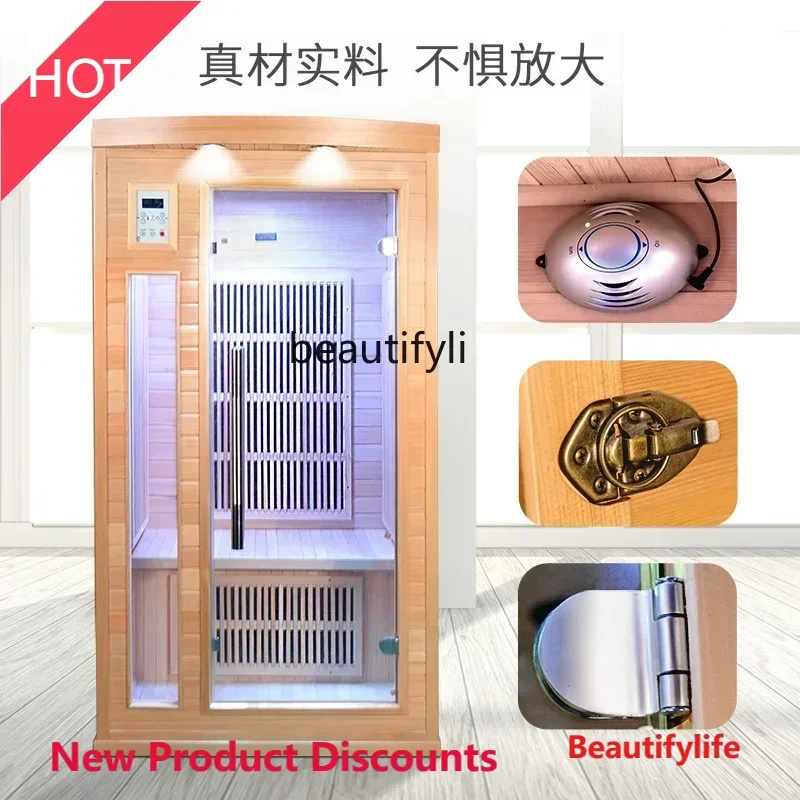 

E46 Far infrared sweat steam sauna home dry steam room beauty salon physiotherapy room support customization