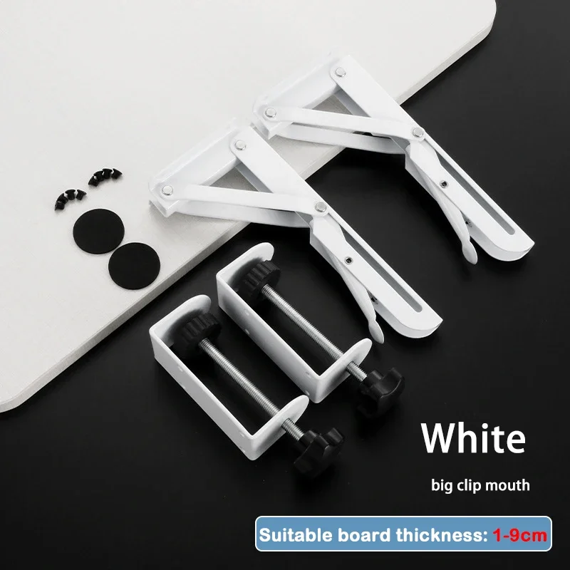 

Desk DIY Stand Kit Extension Parts Keyboard Tray Clips Mouse Pads Ergonomic Height Adjust Sturdy Under Desk For Laptop Tool