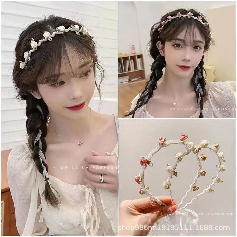 

Заколка для волос с жемчужным цветком, свадебный венок невесты, головной убор, повязка на голову с искусственным цветком, венки для фотографий, гирлянды, украшение для головного убора