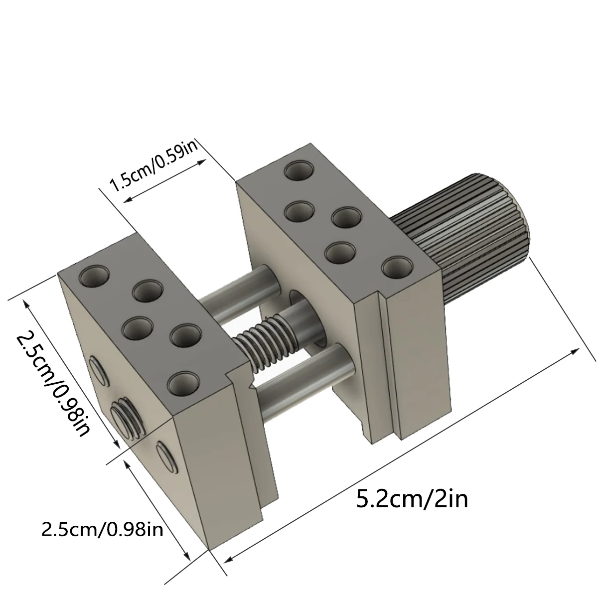 Imagem -03 - Multifuncional Bench Vise Modelo Vise Alicate Portátil Workbench Woodwork Clamp 1pc Aço Inoxidável