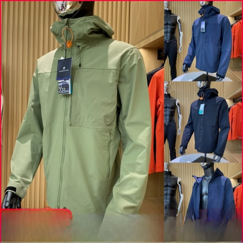 

Dingli Main Prtion! Outdoor Bird Goods! Spring New Men's Hiking Mountain Soft ell Jaet Waterproof Youth Casual Outerwear