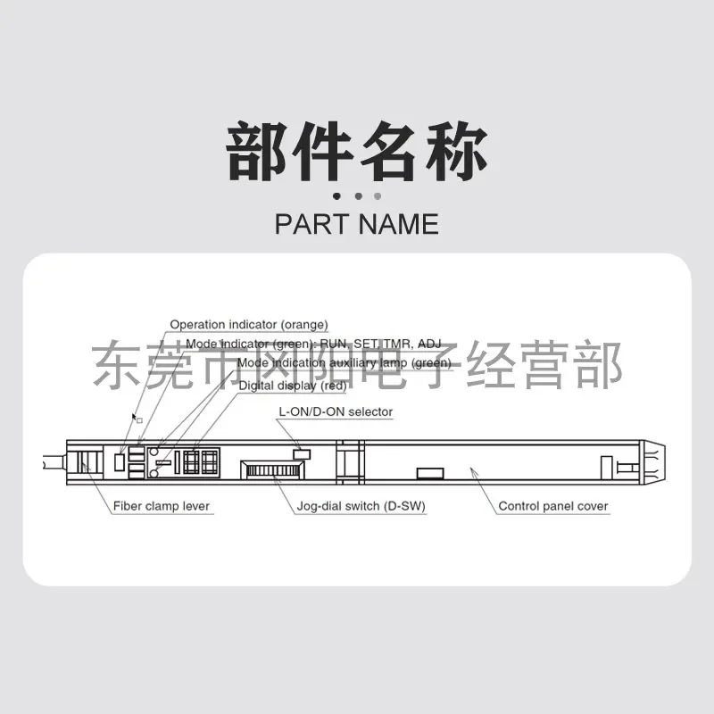 2026 Original AZBIL Sanmu Long Range Fiber Optic Sensor Amplifier HPX-NT1/2/3 Multiple Sensitivity Settings