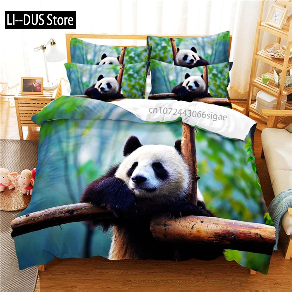 National Treasure Panda Bedding Set Duvet Cover Set 3d Bedding Digital Printing Queen Size Bedding Set Fashion Design