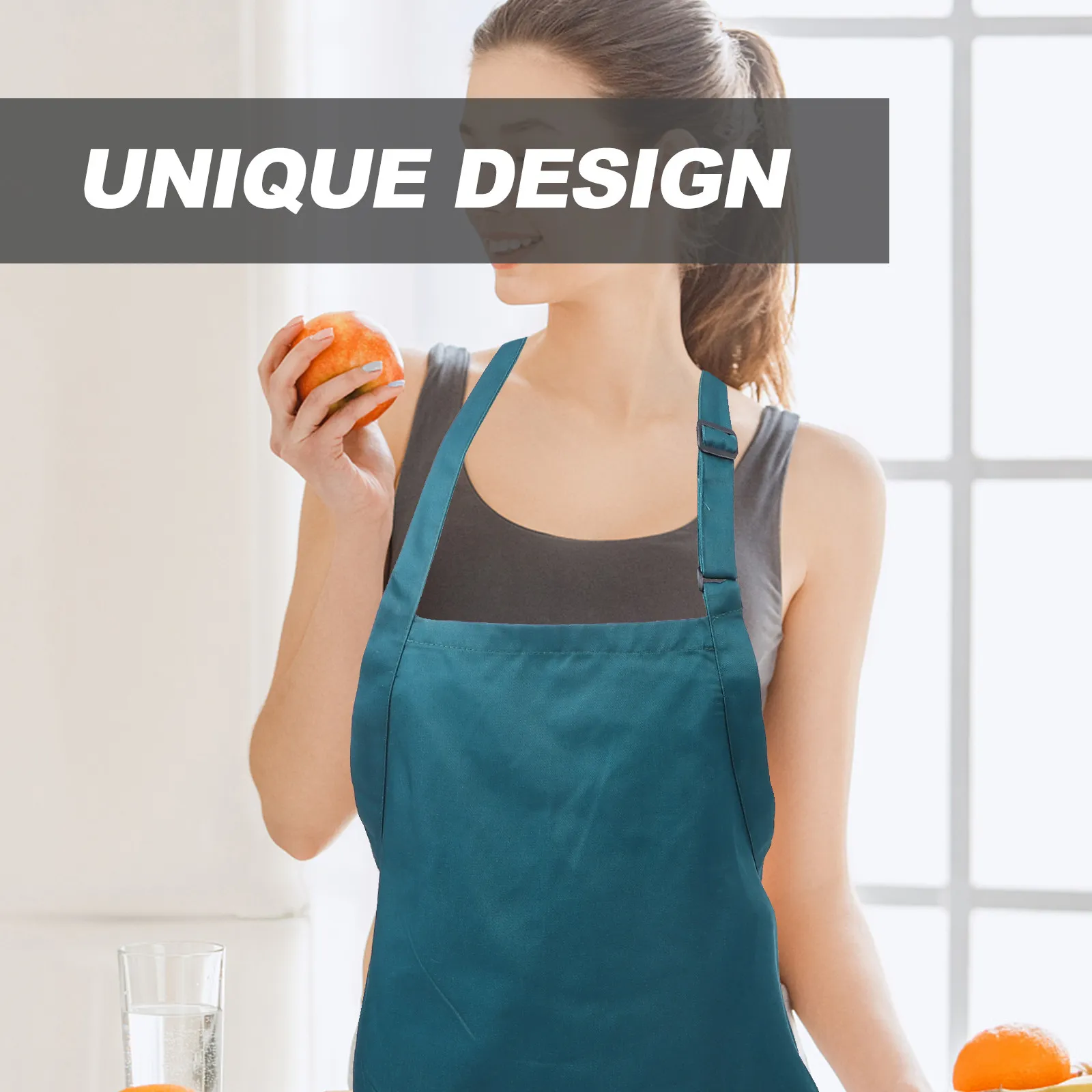 

Professional Adjustable Neck Strap Dishwasher Apron for Men Women Heavy Duty Kitchen Cooking Dishwashing Restaurant Gardening