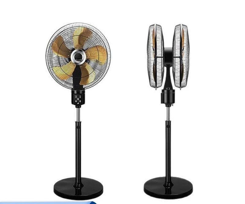 Ventilador de cabeça Ventilador dupla face Vento grande Ventilador elétrico poderoso de 16 polegadas