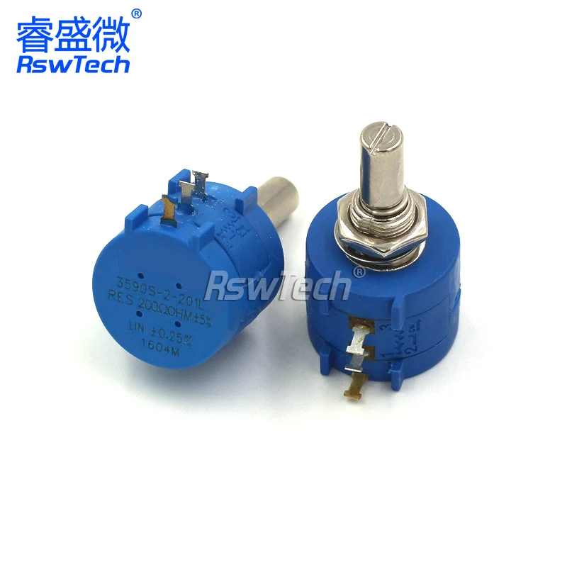 Precision multi-turn wire-wound potentiometer 3590S-2-103L 502L 104L 1K5K10K100K scale knob