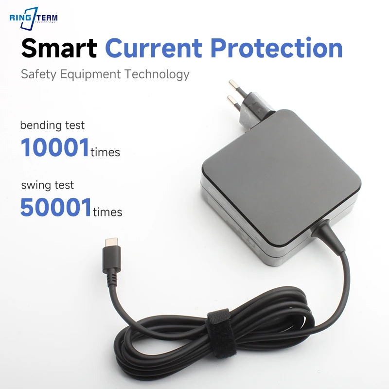 

65W 45W USB-C PD Fast Charger 20V 3.25A - Universal Power Adapter for MacBook Laptop Phone ASUS Lenovo Dell Xiaomi HP Sony