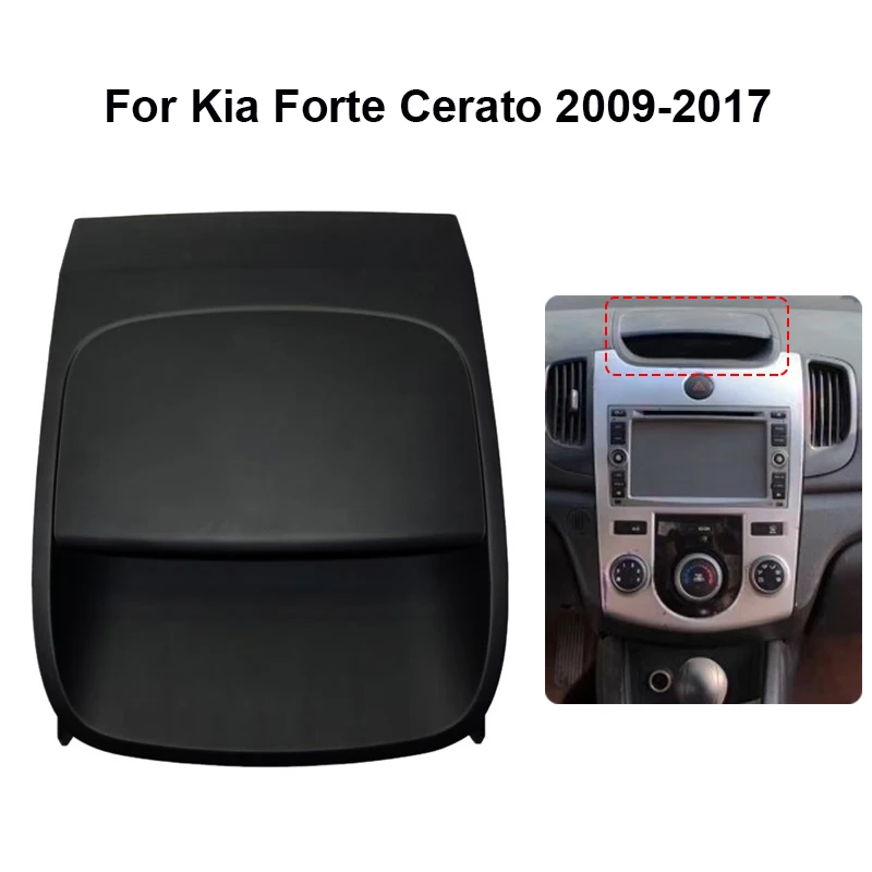 

Electronic Clock Trim Panel CD Frame Upper Trim Bezel For KIA FORTE Cerato 2009-2017 Dashboard Middle Upper Black Cover