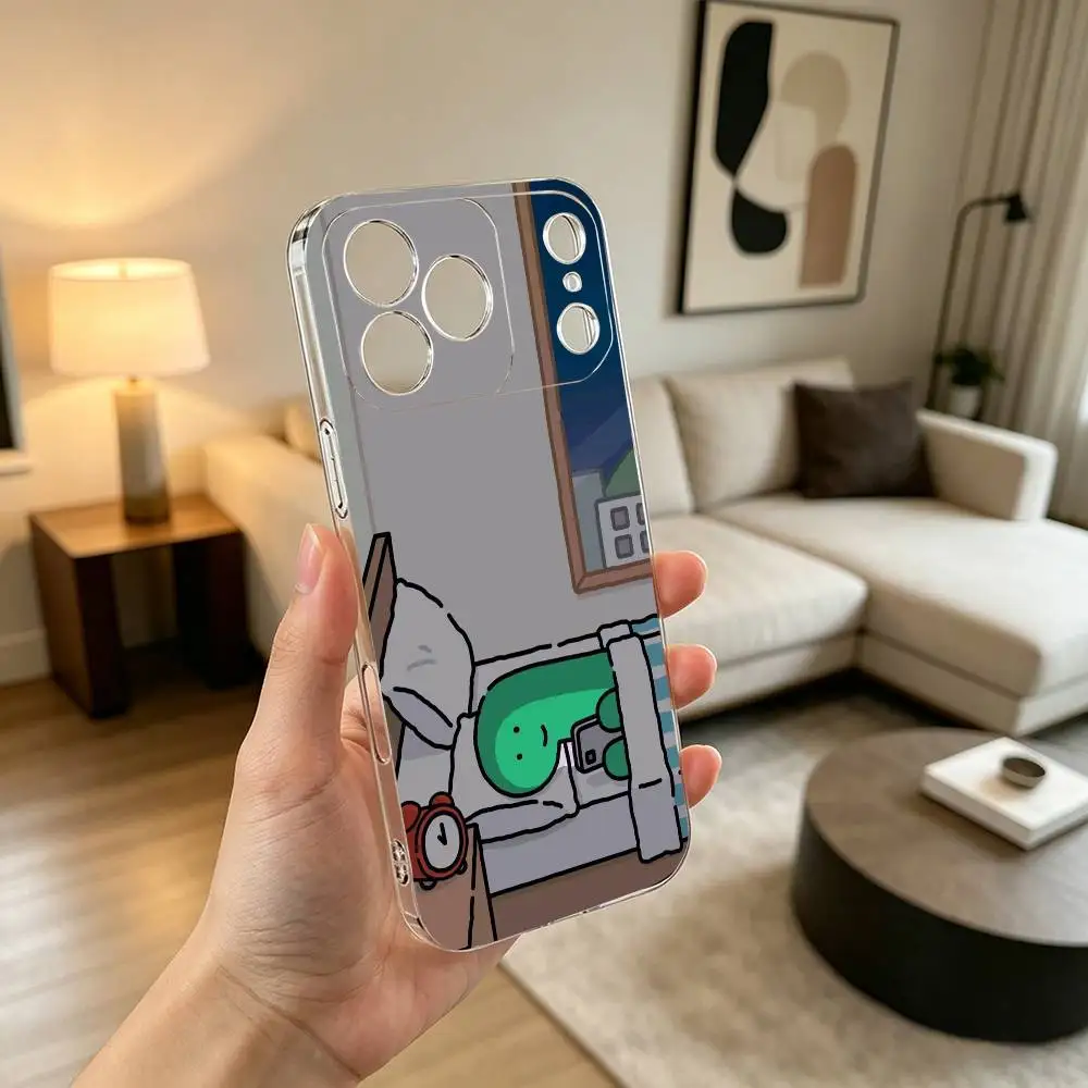 Coque iphone transparente souple motif anime j-joguman mignon_voghion.com