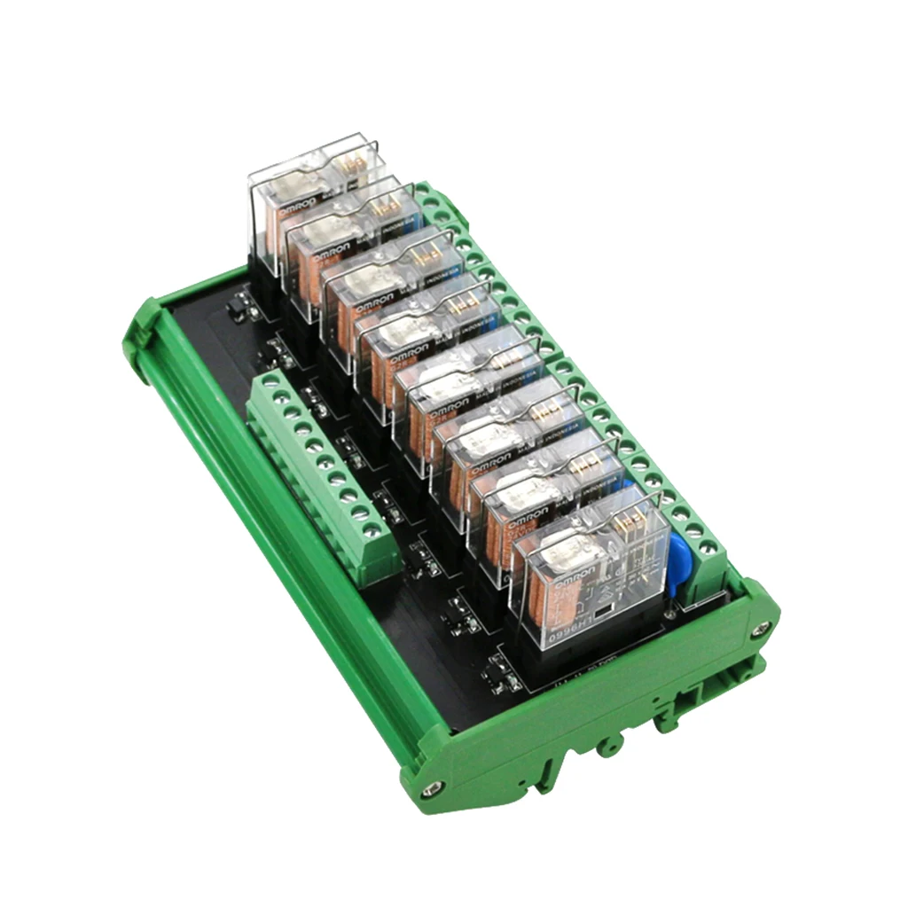 

8 annels Relay Module Eight Panels Driver 4V 10A 5.31 x 3.54 x 2.83in