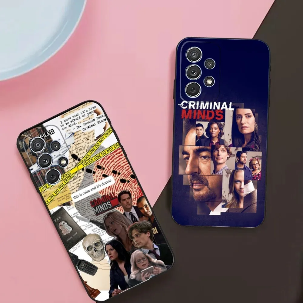 

TV C-Criminal M-Minds Phone Case For Samsung Galaxy A13,A21s,A22,A31,A32,A52,A53,A71,A80,A91 Soft Black Phone Cover