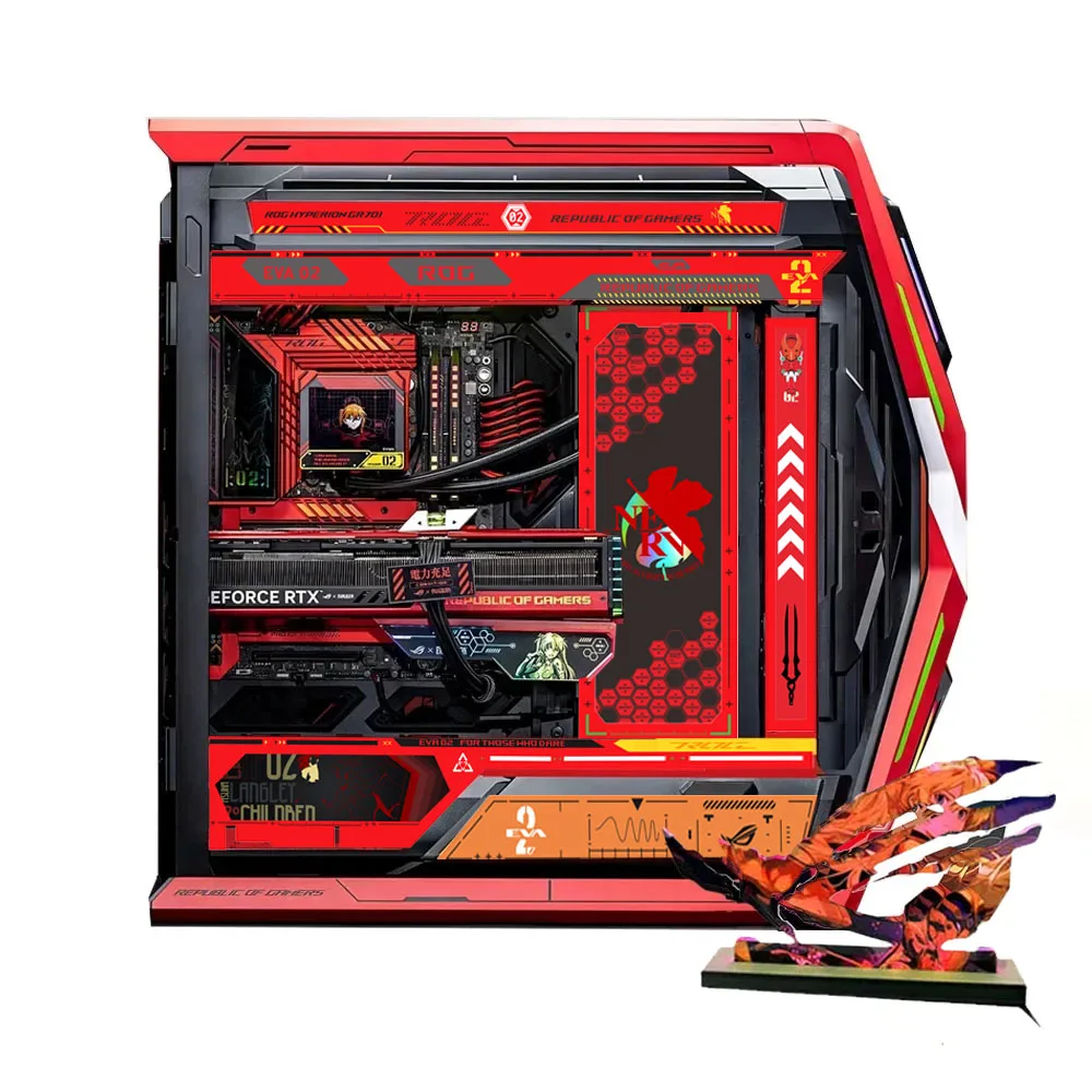 

ROG GR701 HYPERION Комплект панелей освещения ARGB, корпус компьютера, кулер, ремонтная пластина 5 В AURA SYNC
