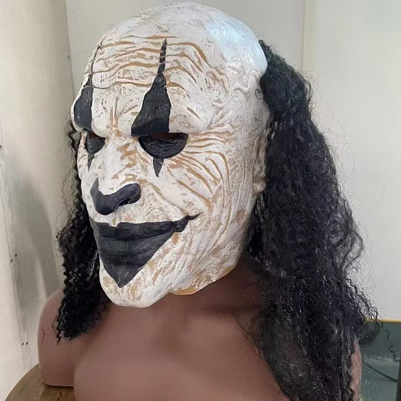 

The Dark Knight Scary Latex Clown Face Mask Halloween Party Horror Cosplay Costume Mask 2025 New