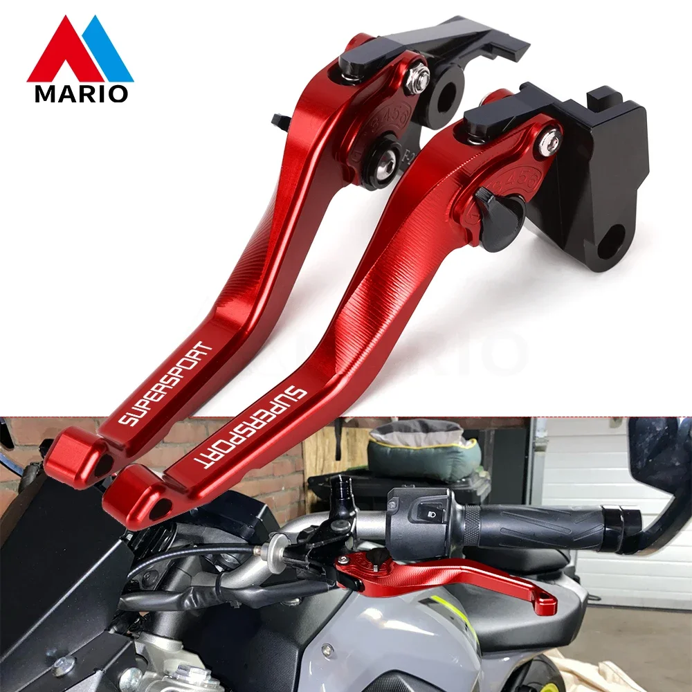 For DUCATI SUPERSPORT/S 2017 2018 2019 Motocycle Accessories Folding Extendable Brake Clutch Levers