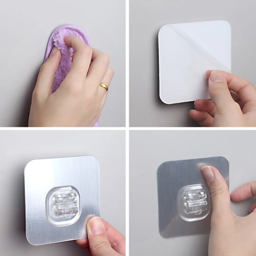 

Punch-Free Stainless Steel Soap Dish with Drain Holes Quick Dry Design for Kitchen Bathroom Laundry Soap Sponge Scouring Pad