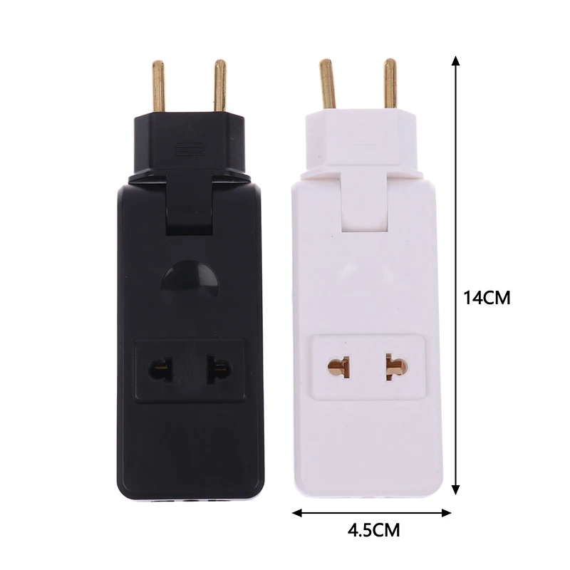 1PC Power Converter 4 In 1 Steckdose Verlängerung EU Steckdose 180 Grad Stecker Adapter Kanada Mexiko Reise Adapter