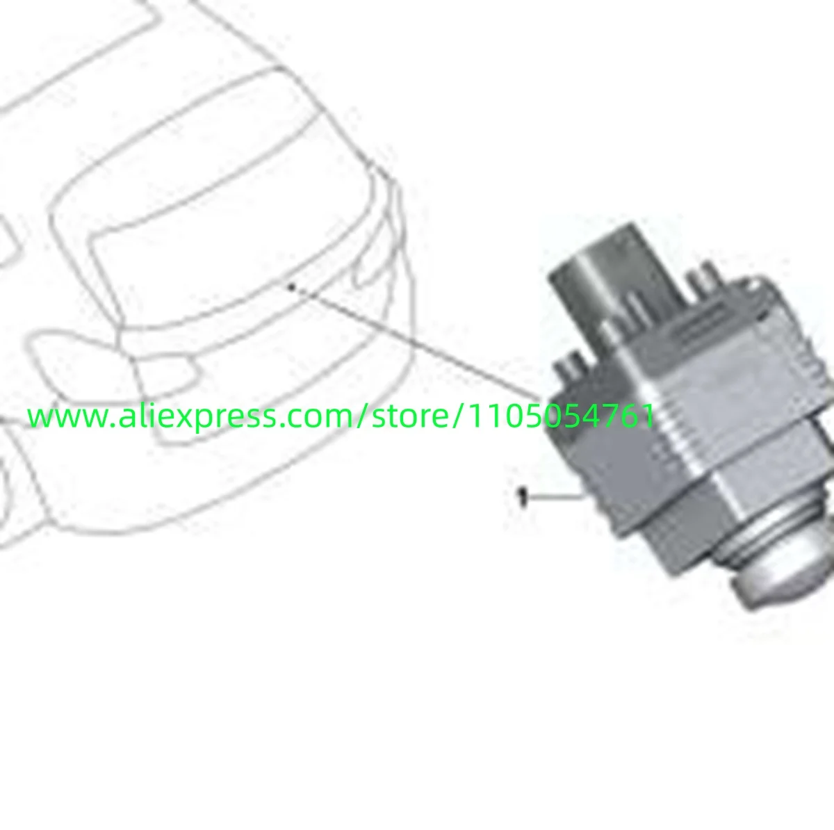 second-hand genuine reversing camera 66539475687 is suitable for B-M-W X1, X3, F25, X4, X5, F15, X6 and i3