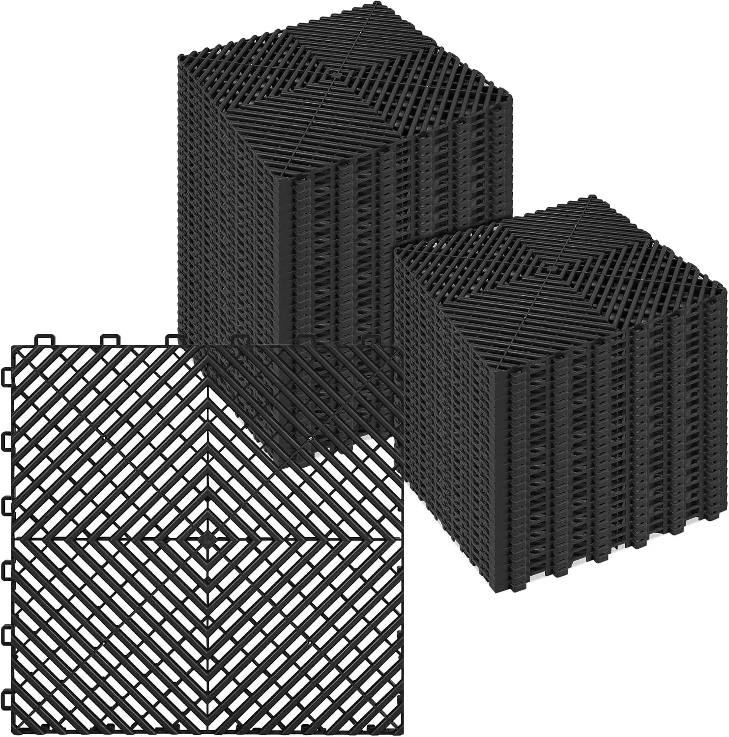 Interlocking Drainage Tiles 12" x 12" Modular Interlocking Cushion