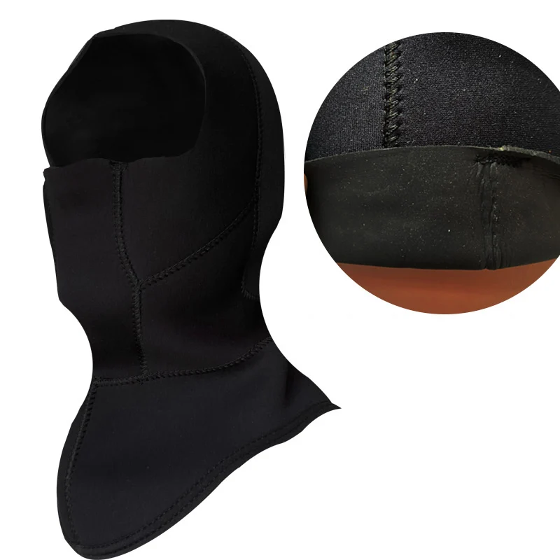 Neoprene 3mm 5mm engrossar mergulho inverno natação caps proteger proteção orelha chapéus para homem mulher