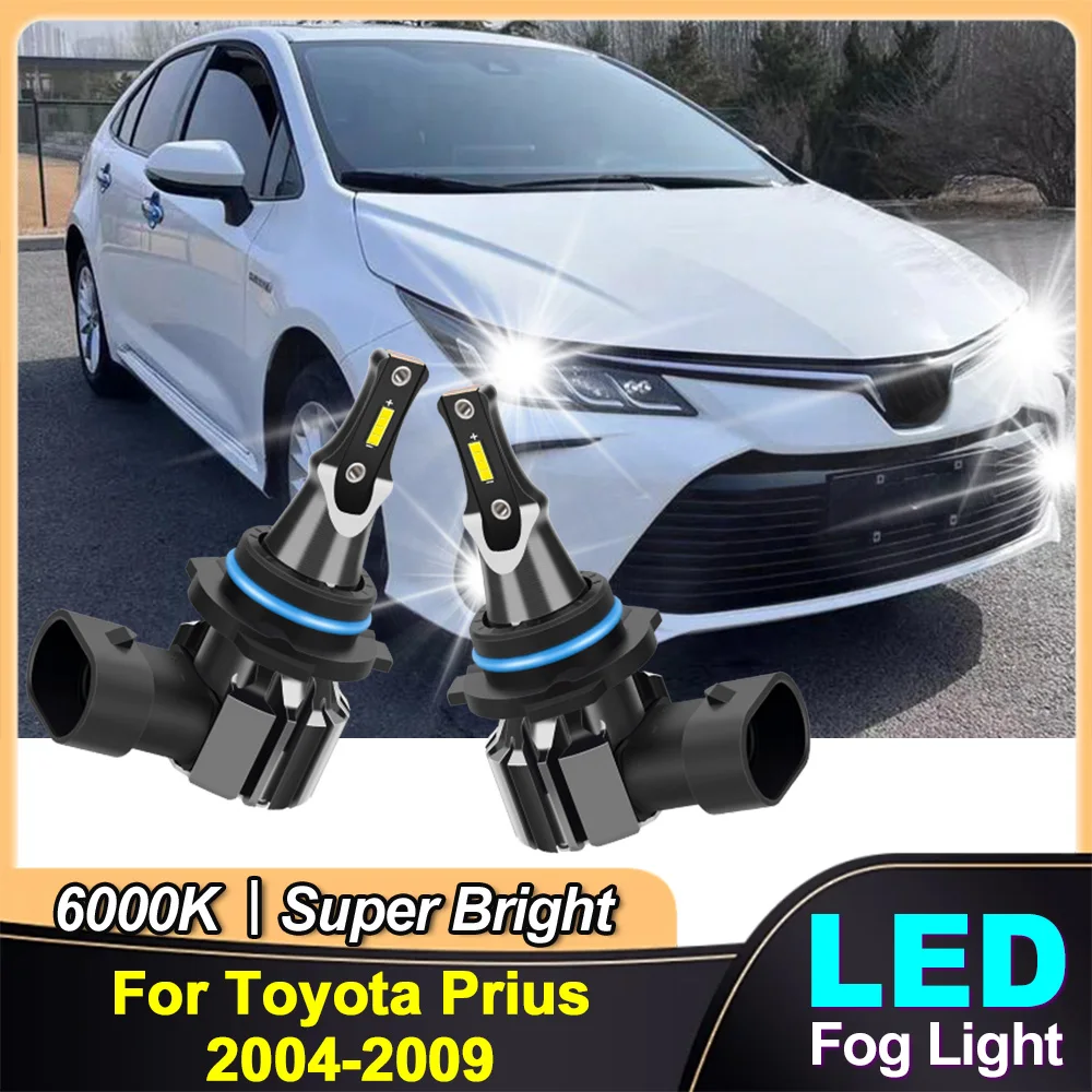 

2Pcs 9006 Car Fog Lights Bulbs 30000LM Auto Fog Lamps HB4 6000K 12V Plug And Play For Toyota Prius 2004 2005 2006 2007 2008 2009