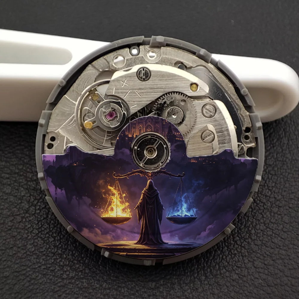 Customized NH35 Watch Movement Rotor Color Pattern Printable Compatible with NH34 NH35 NH38 Multiple Movements Watch Parts