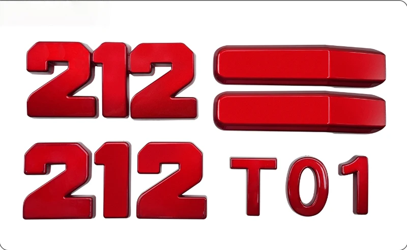 سيارة رسالة شعار ملصق صالح ل BAIC 212 T01 تعديل غطاء السيارة شعار الباب الخلفي لاصقة تزيين ورقة مجلس لاصقة تزيين #3