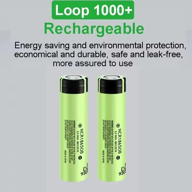 2024 New for Panasonic 18650 3400Mah 20A Discharge NCR18650B 1-20PCS 3.7V Lithium ion Rechargeable Battery