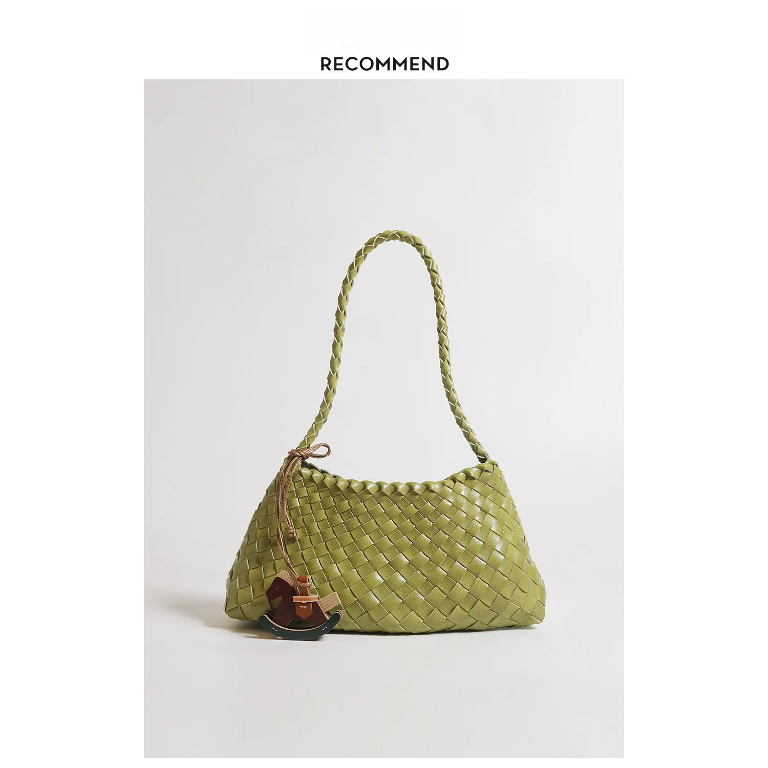 

Кожаная сумка-тоут Guska Hanrted, универсальная сумка для подмышек, мягкая сумка-тоут Briti Sle, маленький размер, повседневная однотонная сумка