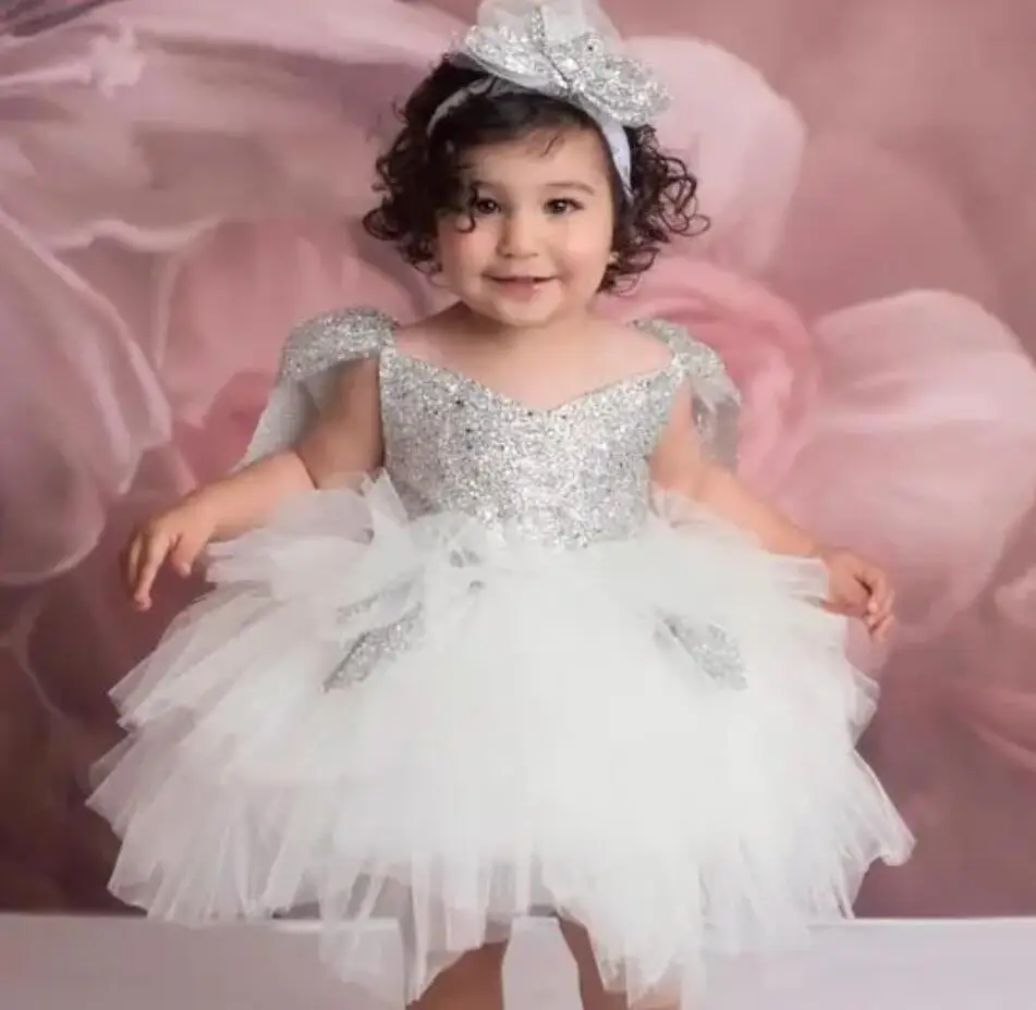 

Shiny Girls Dress New Princess Children Party Dress Kids Clothes Girls Birthday Party Dress Vestido Wear